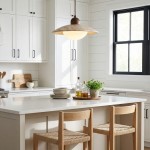 Barrett Wabi-Sabi Round Travertine Pendant Light