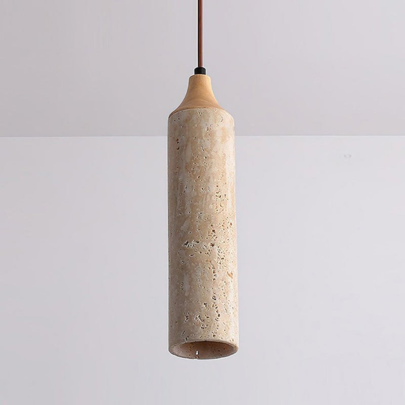 Blair Wabi-Sabi Mini Travertine Pendant Lamp