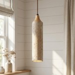 Blair Wabi-Sabi Mini Travertine Pendant Lamp