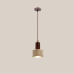 Bowen Wabi-Sabi Mini Travertine Pendant Light