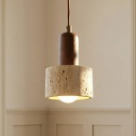 Javier Natural Linen Double Fabric Drum Pendant Light