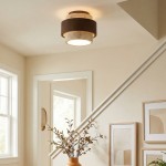 Caspar Minimalist Travertine Retro Ceiling Light