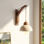Aryahi Nordic Curved Brass Glass Wall Sconce