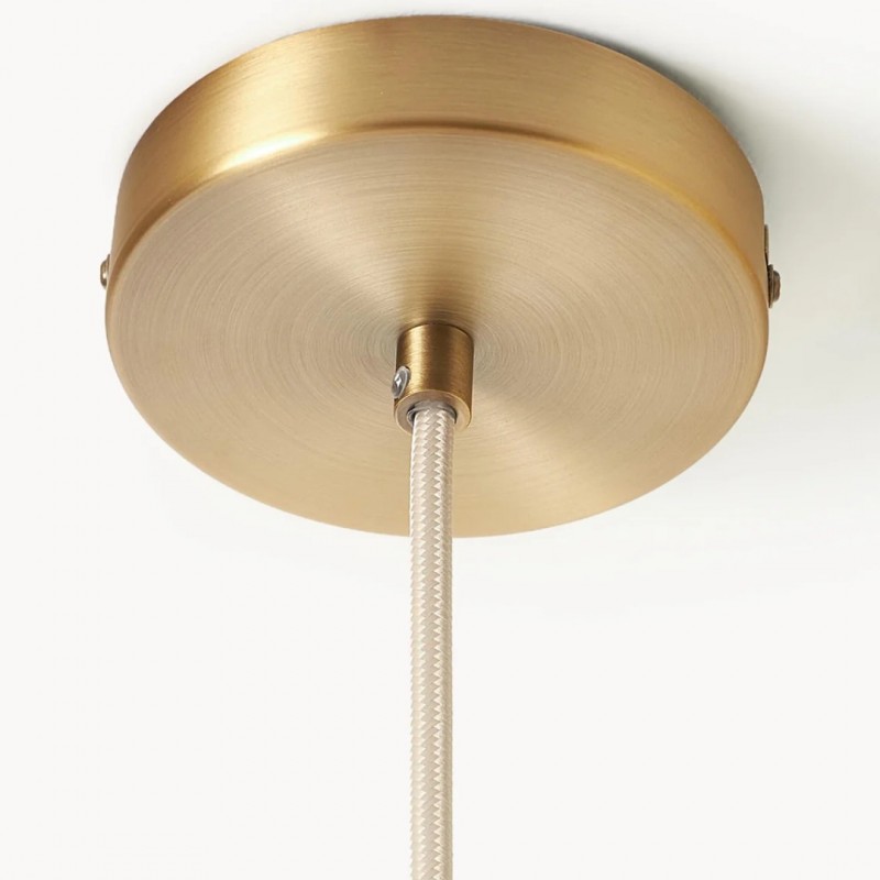 Josie Cream Bauhaus Opal Glass Pendant Light