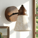 Akshara Farmhouse Brass Deer Head Wall Light