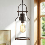 Galilea Retro Antique Brass Cone Shade Pendant Light