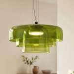 Veloria Scandinavian Travertine Round Pendant Light