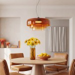 Zaire Bowl Shaped Layer Stained Glass Pendant Light