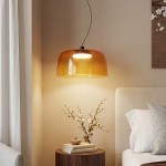 Zaire Bowl Shaped Layer Stained Glass Pendant Light
