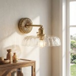Farlan Wabi-Sabi Travertine Semi-Circular Wall Light