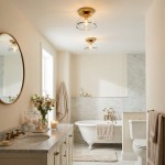 Brenna Modern Brass Cast Glass Dome Flush Mount & Wall Sconce