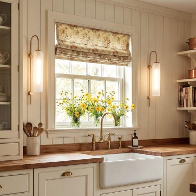 Janvy Modern Exquisite Glass Wall Sconce