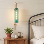Janvy Modern Exquisite Glass Wall Sconce