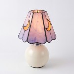 Camryn Nordic Travertine Dome Table Lamp