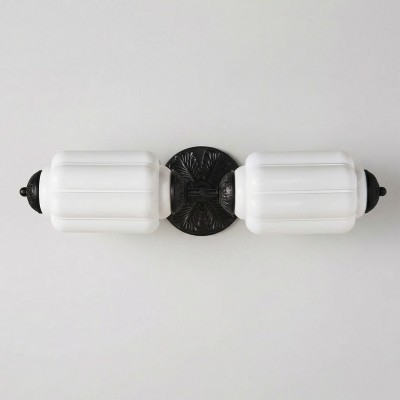Hartnell Retro Colorful Art Deco Glass Eloise Wall Light