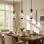 Cyrilith Farmhouse Pumpkin Glass Eloise Pendant Light