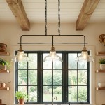 Bronte Industrial Metal 3 Lights Dome Glass Chandelier