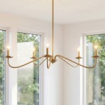 Ivy Wabi-Sabi Travertine Ring Integrated LED Chandelier