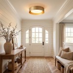 Zenith Nordic ‎Minimalist Metal Round Semi Flush Mount Ceiling Light