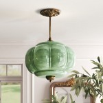 Keen Farmhouse Glass Dome Pendant Light