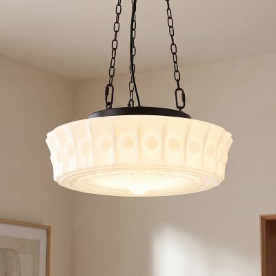 Jeevika Vintage Art Classic Round Personalized Pendant Light