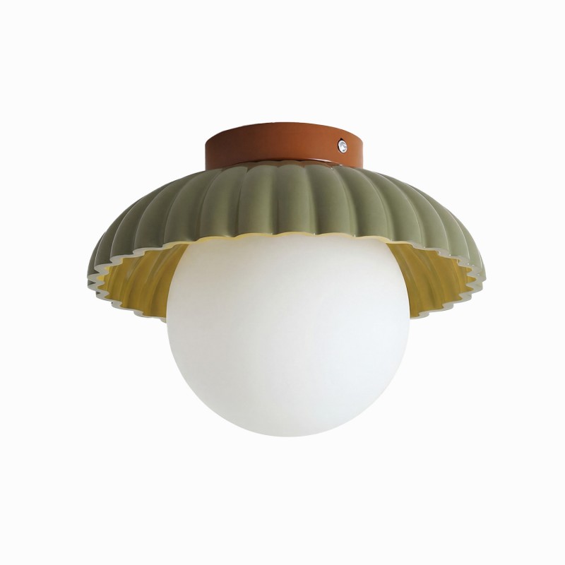 Brynley Cream Style Metal Flower Ceiling Light