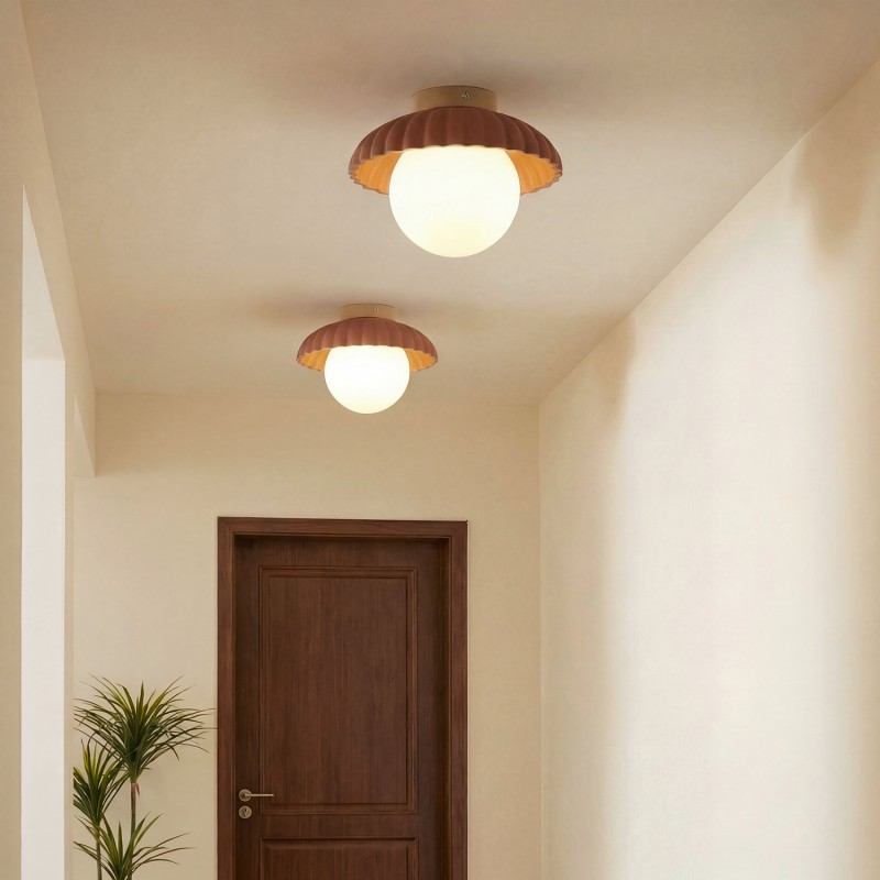 Brynley Cream Style Metal Flower Ceiling Light