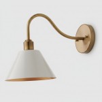 Ferm Minimalist Industrial Tapered Sconce