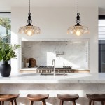 Jaime Antique Brass and Glass Flower Pendant Light