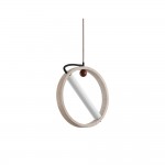 Conlan Japanese Travertine Circular Pendant Light