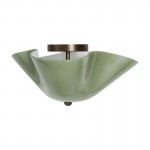 Esmay Modern Wavy Glass Fazzo Flush Mount Ceiling Light
