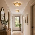 Esmay Modern Wavy Glass Fazzo Flush Mount Ceiling Light