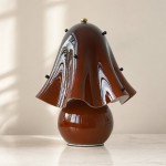 Catalina Modern Wavy Glass Petal Fazzo Table Lamp