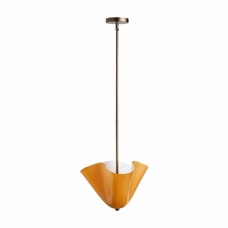 Franklin Modern Shell Glass Fazzo Pendant Light