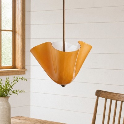 Franklin Modern Shell Glass Fazzo Pendant Light