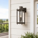 Harlan Industrial Metal Outdoor Wall Sconce