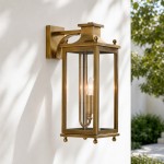 Galilea Industrial Brass Adjustable Wall Lamp