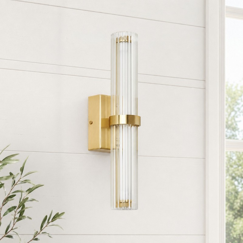 Saelin Modern LED Tube Acrylic Wall Sconce