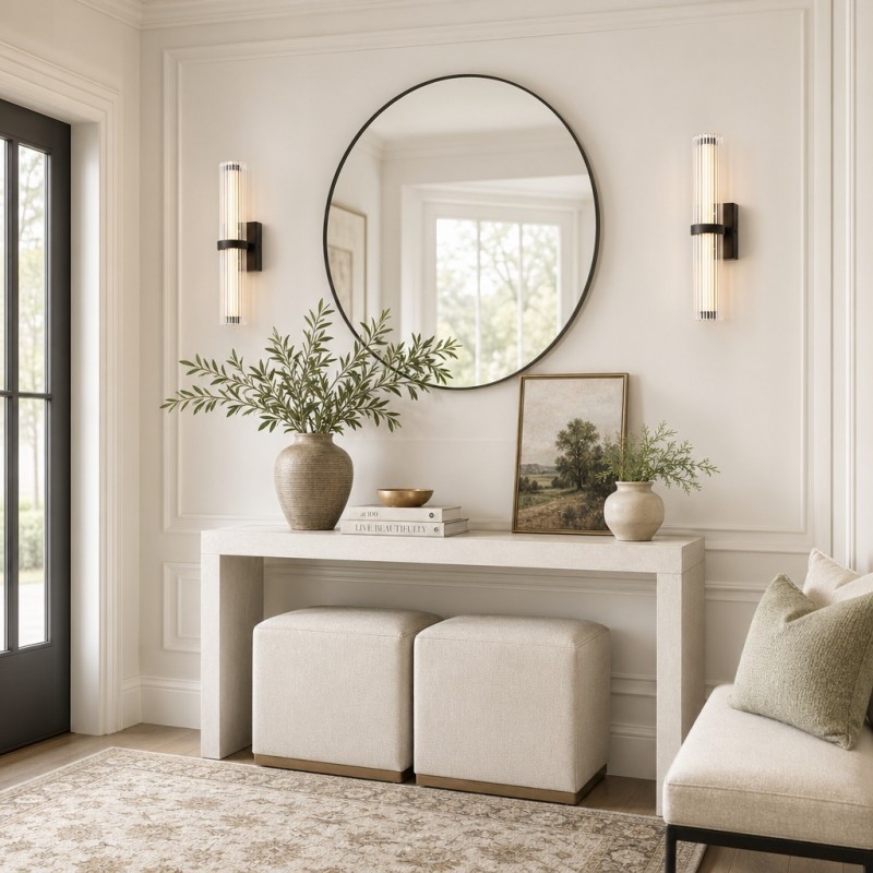 Saelin Modern LED Tube Acrylic Wall Sconce