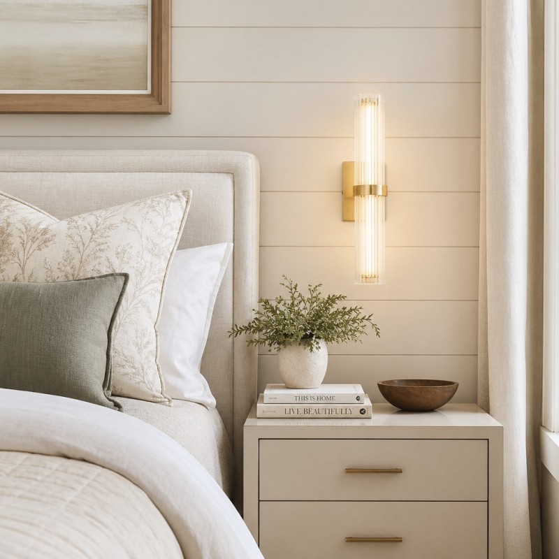Saelin Modern LED Tube Acrylic Wall Sconce
