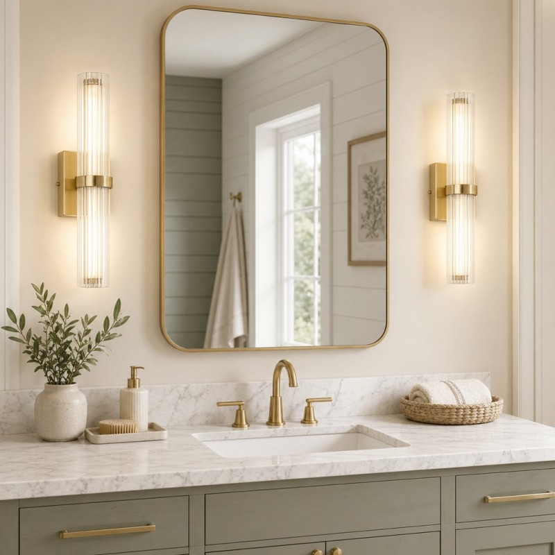 Saelin Modern LED Tube Acrylic Wall Sconce