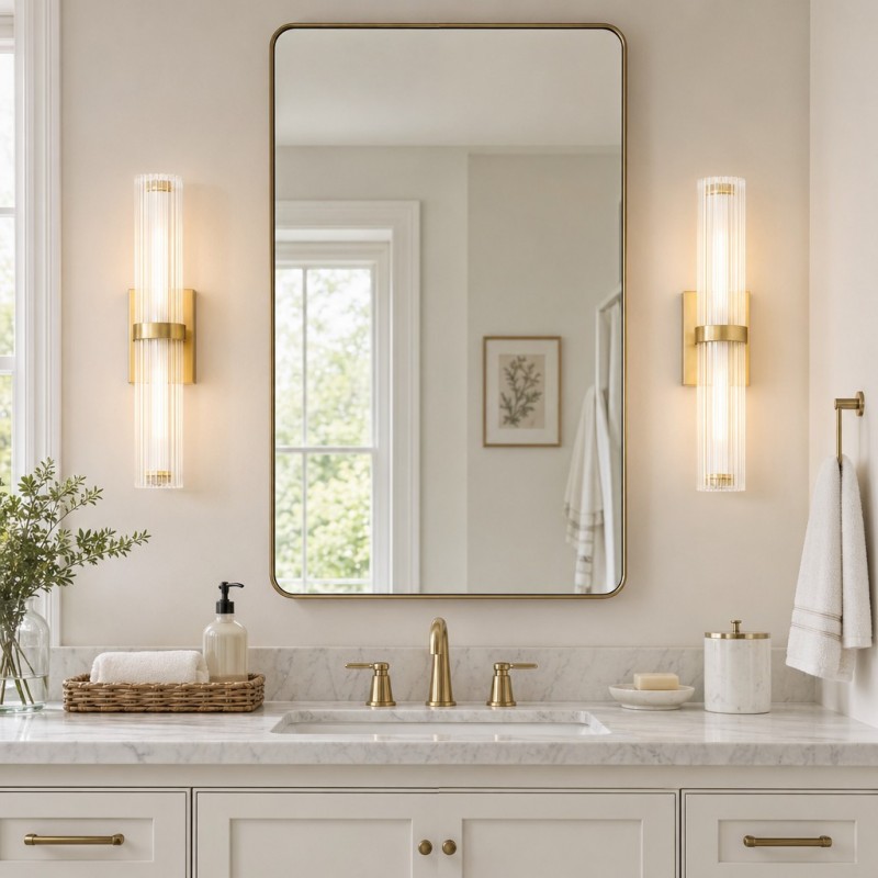 Saelin Modern LED Tube Acrylic Wall Sconce
