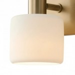 Aura Modern Brass Cylinder Porcelain Wall Sconce
