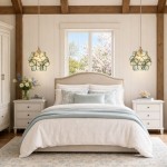 Viviana French Country Glass Petal Pendant Lights