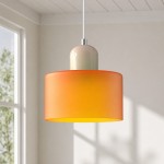 Colorful Creative Small Fresh Glass Shade Pendant Light