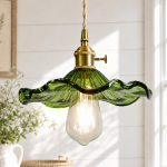 Colorful Creative Small Fresh Glass Shade Pendant Light