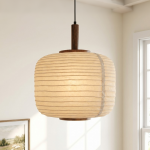 Roslyn Retro Stained Ribbed Glass Pendant Light
