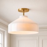 Drilon Nordic Morandi Metal Flush Mount Ceiling Light