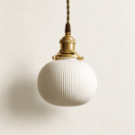 Atticus Screen Cannage Rattan Pendant Light