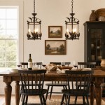 Bailee Vintage Decorative Leaf 3-Light Metal Lantern Pendant Light
